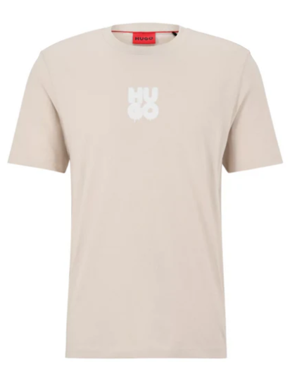 Camiseta de punto de algodón con logo de nueva temporada en estilo grafiti