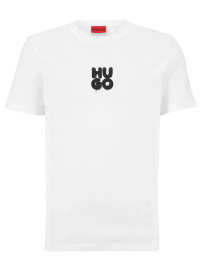 Camiseta de punto de algodón con logo de nueva temporada en estilo grafiti