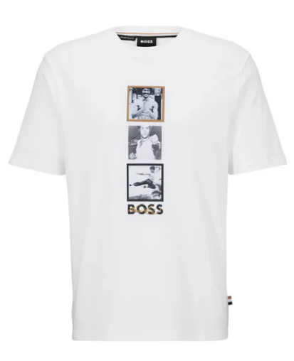 Camiseta BOSS x Bruce Lee con ilustración especial y diseño de género neutro